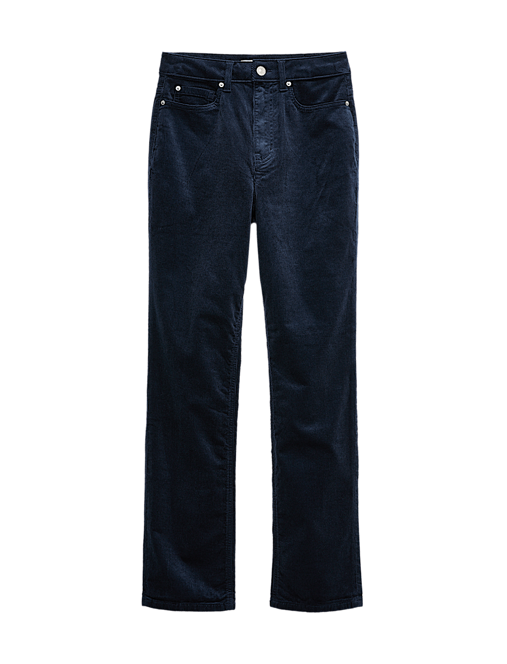 Cotton Rich Cord Straight Leg Trousers with Modal