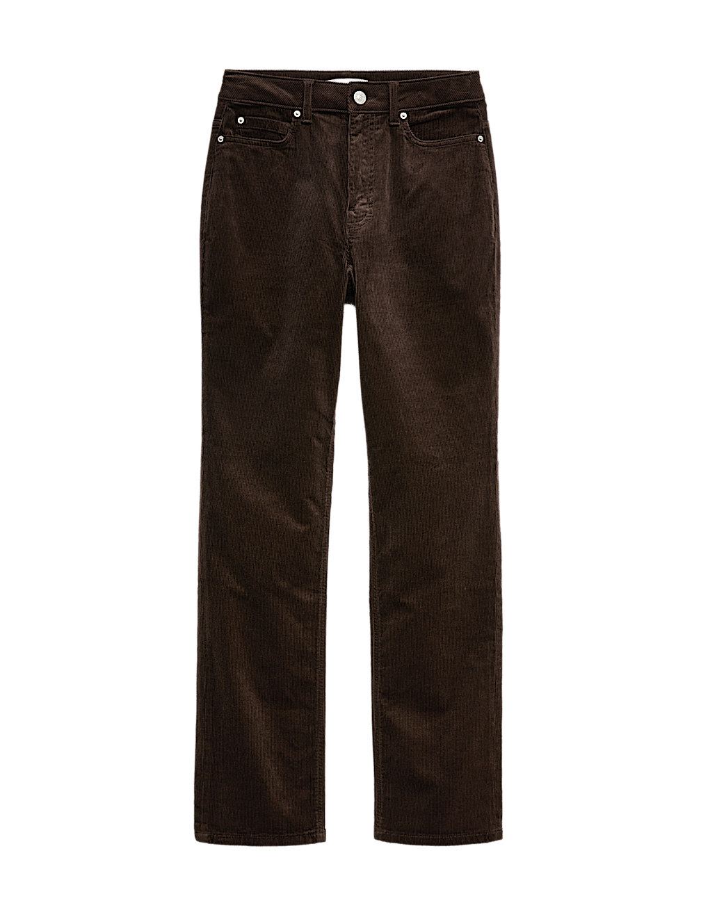 Cotton Rich Cord Straight Leg Trousers with Modal