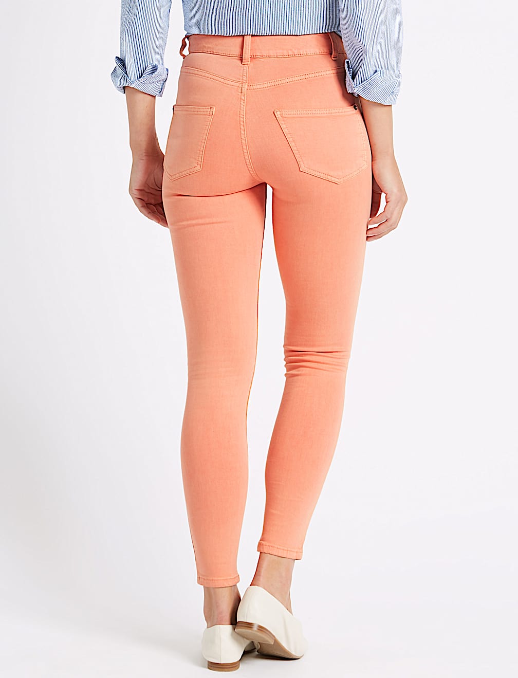 Tencel&trade; Blend Mid Rise Super Skinny Jeans