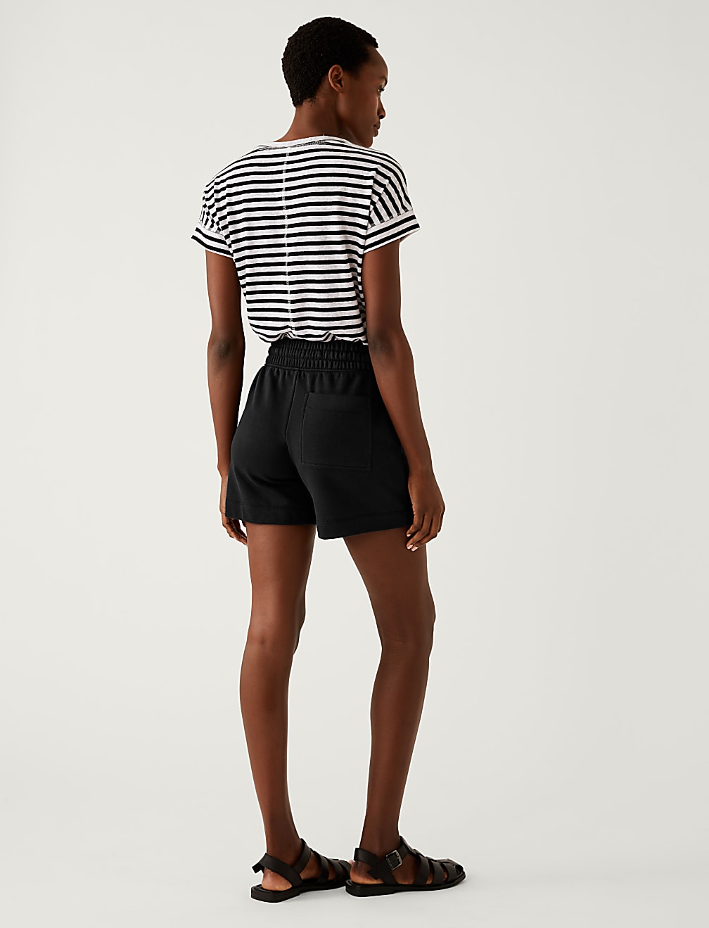 Cotton Rich Jersey Jogger Shorts