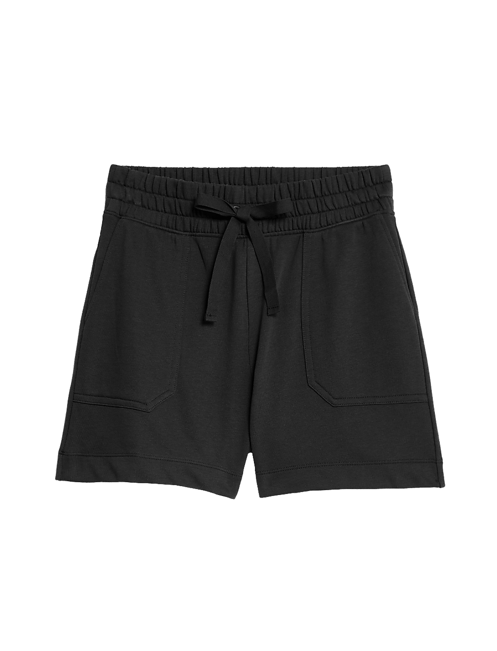 Cotton Rich Jersey High Waisted Shorts
