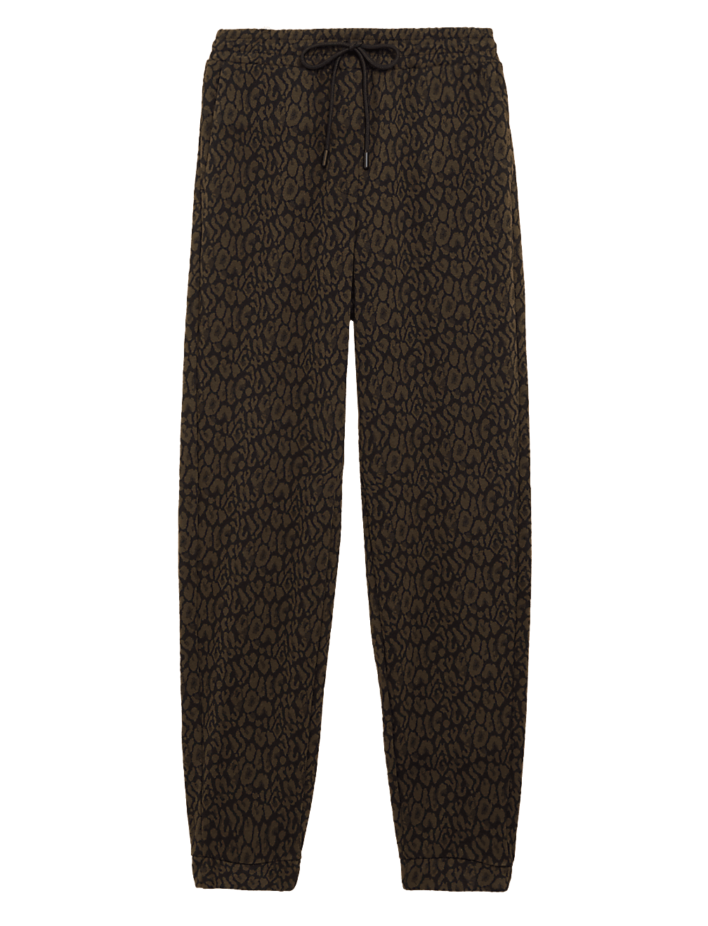 Jersey Animal Print Tapered Joggers