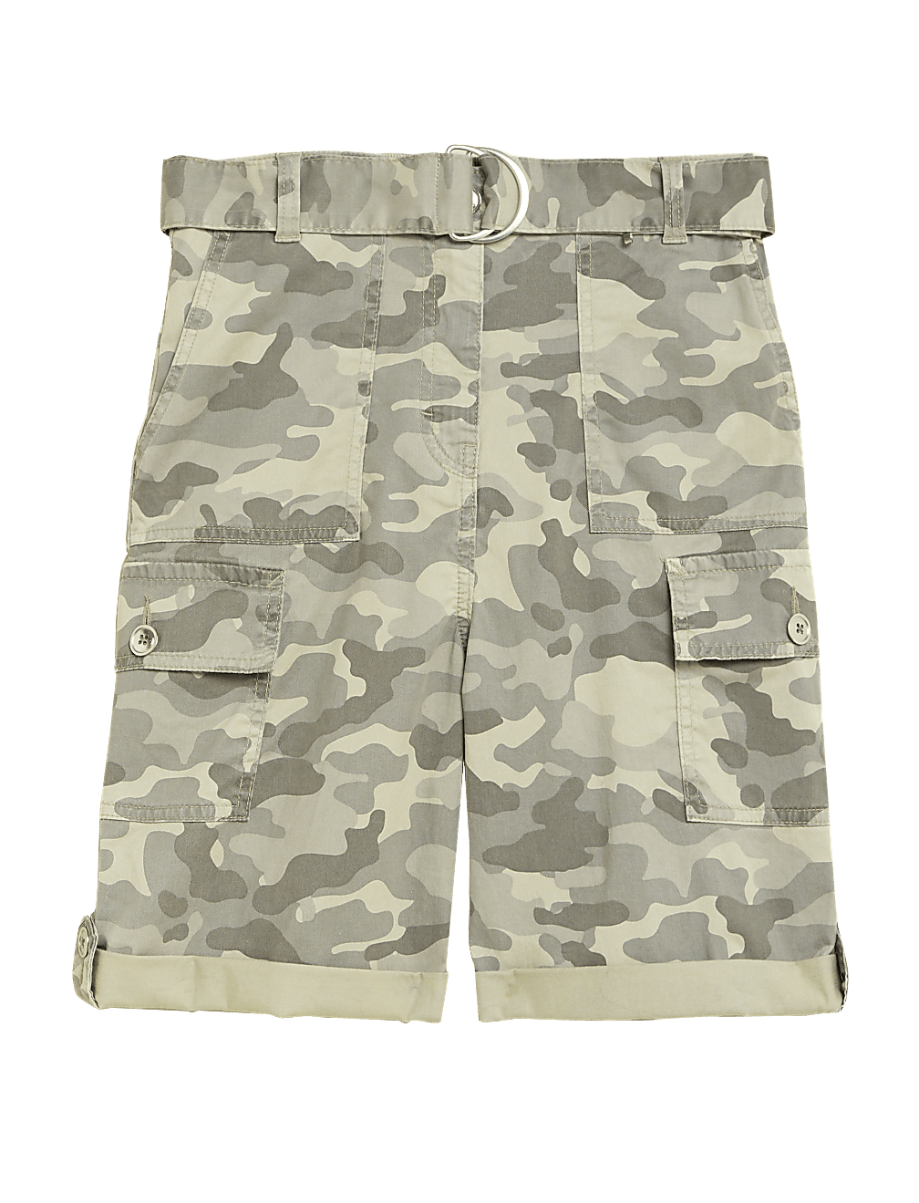 Tencel™ Cargo Camo Utility Shorts