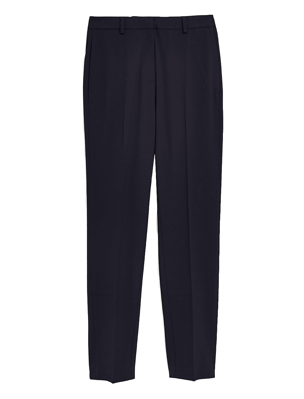Slim Fit Ankle Grazer Trousers with Stretch