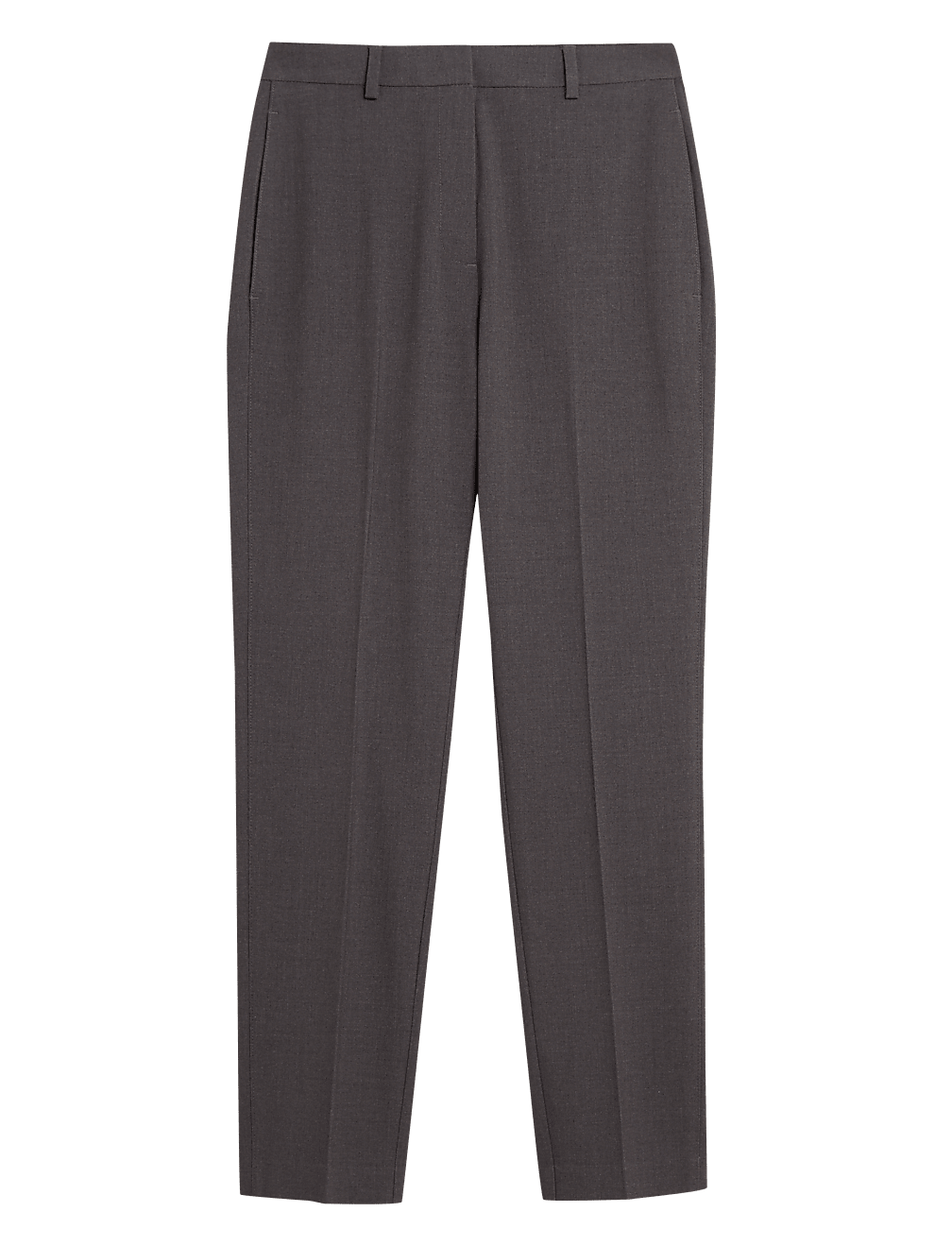 Slim Fit Ankle Grazer Trousers with Stretch