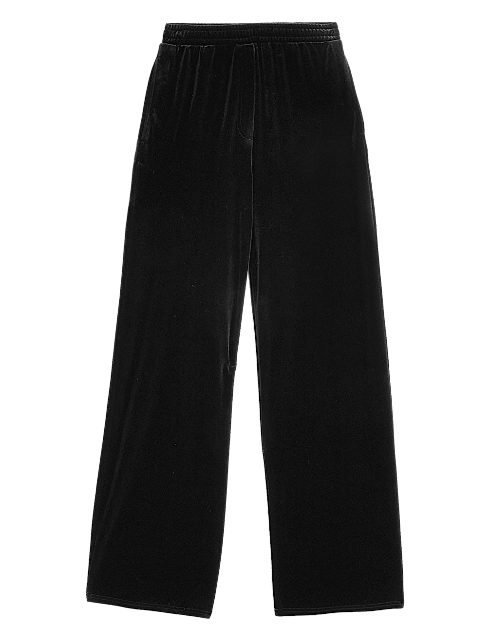 Velvet Wide Leg Trousers