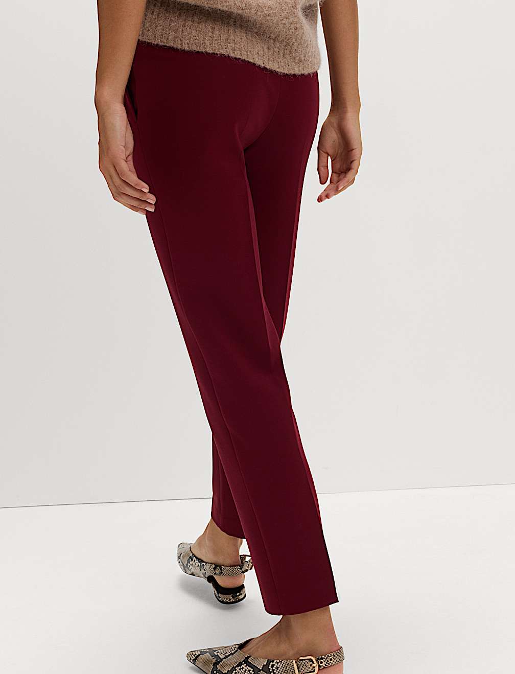 Tapered Ankle Grazer Trousers