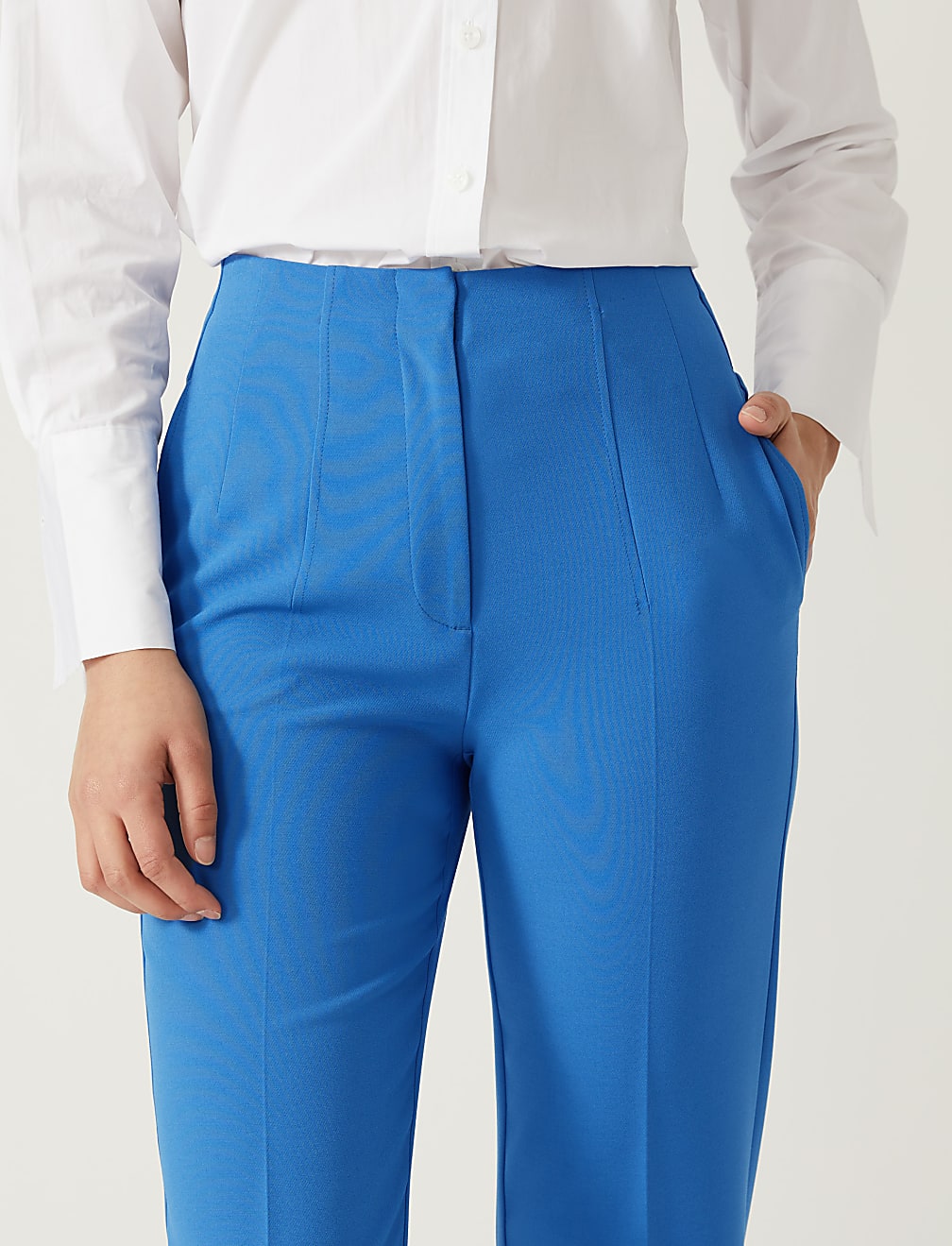 Tapered Ankle Grazer Trousers
