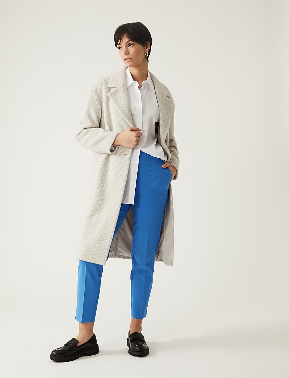 Tapered Ankle Grazer Trousers