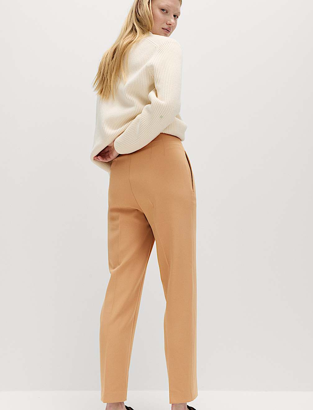 Tapered Ankle Grazer Trousers