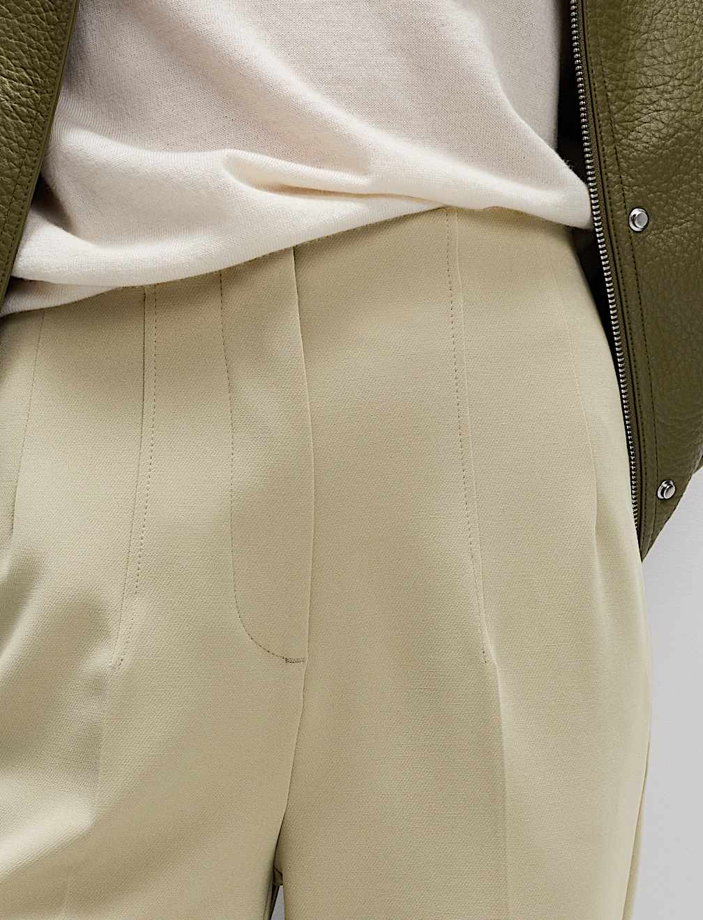 Tapered Ankle Grazer Trousers