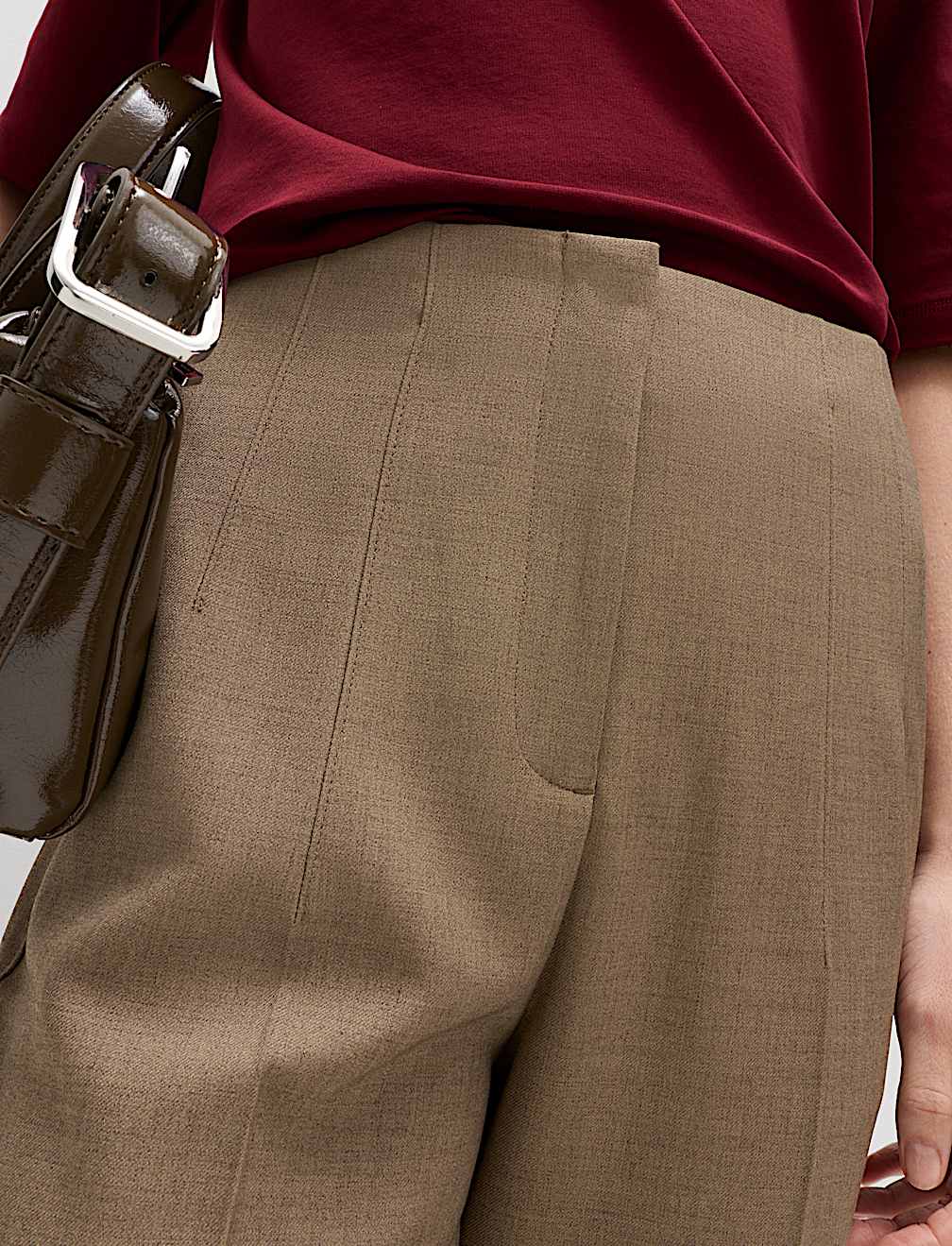 Tapered Ankle Grazer Trousers