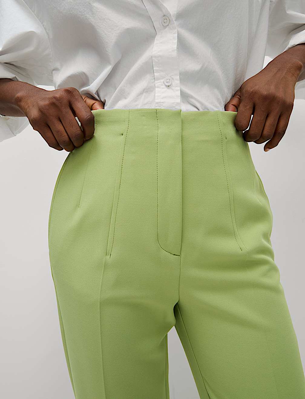 Tapered Ankle Grazer Trousers