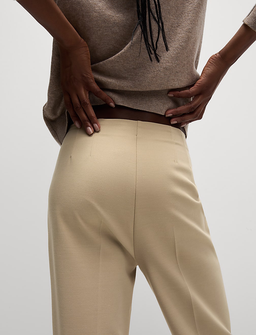 Tapered Ankle Grazer Trousers