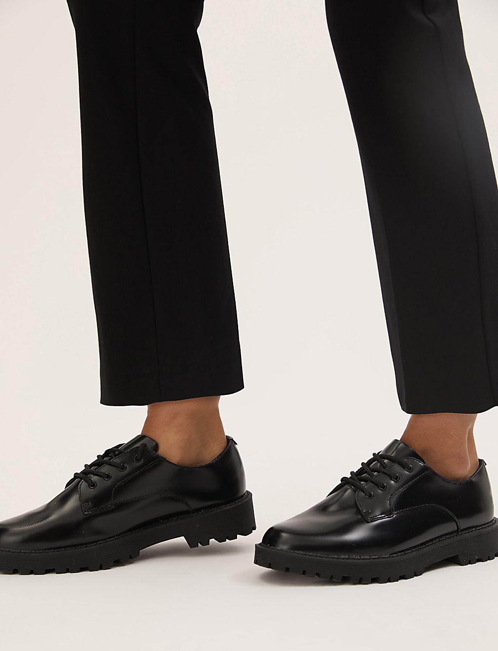Slim Fit Flare Ankle Grazer Trousers