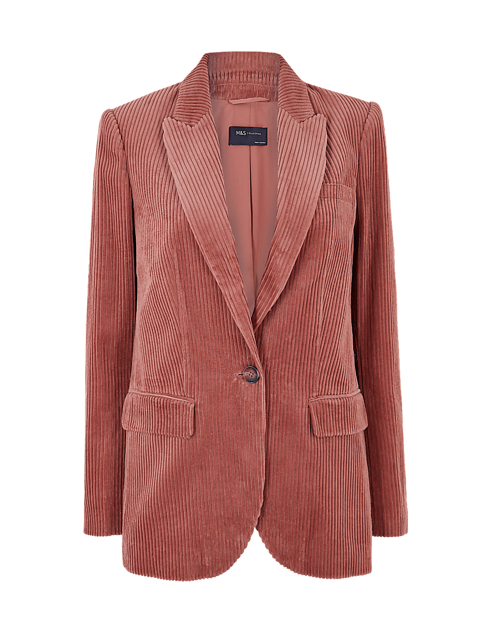 Pure Cotton Corduroy Blazer