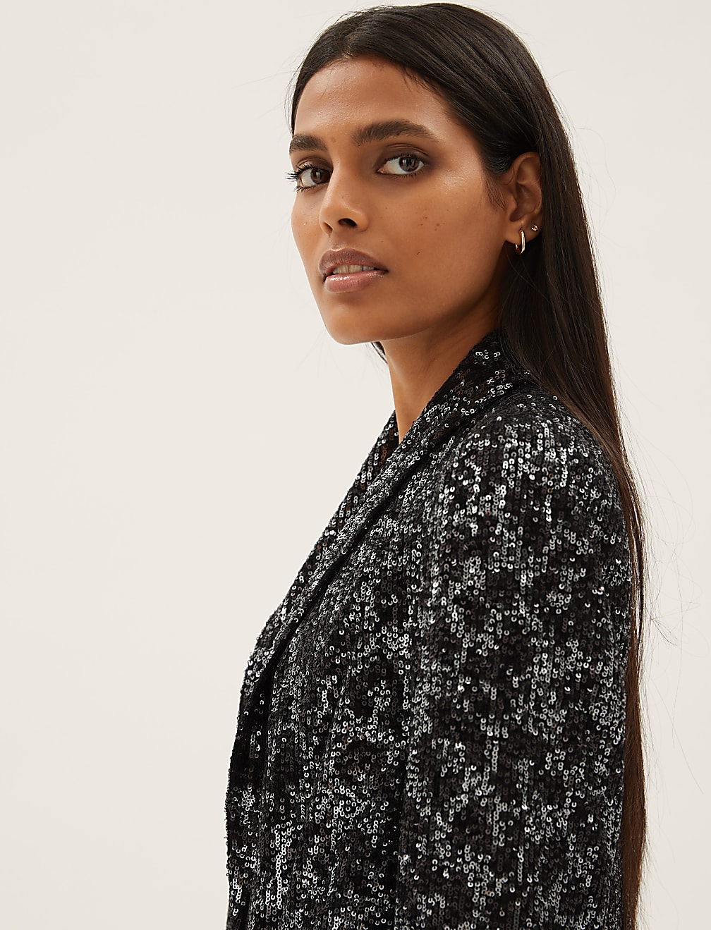 Relaxed Sequin Blazer