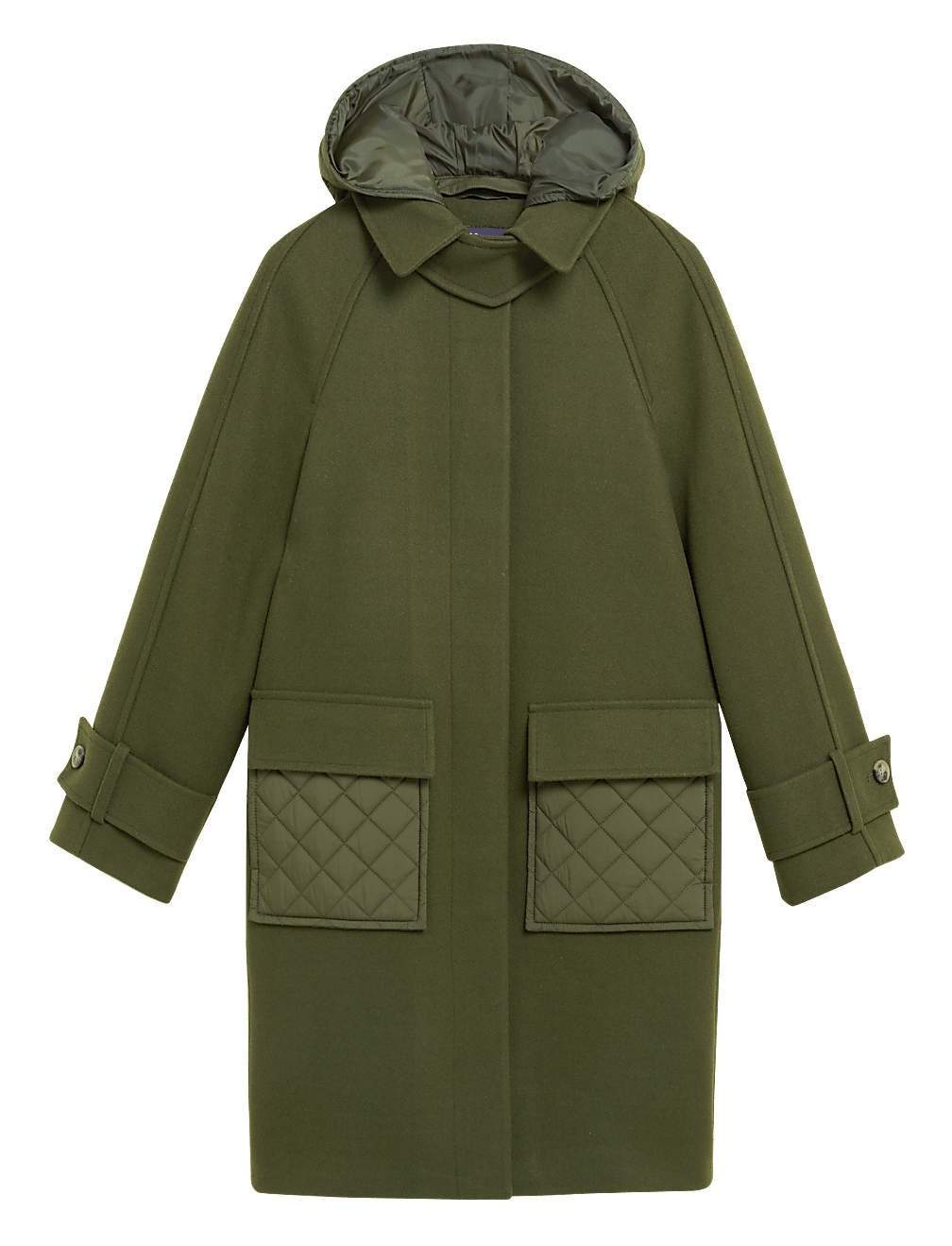 Hooded Relaxed Car Coat