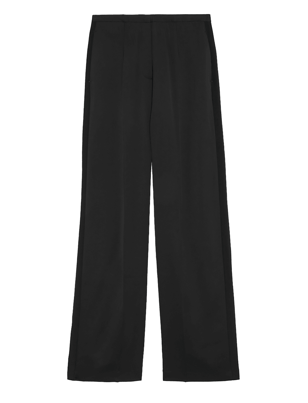 Satin Wide Leg Trousers