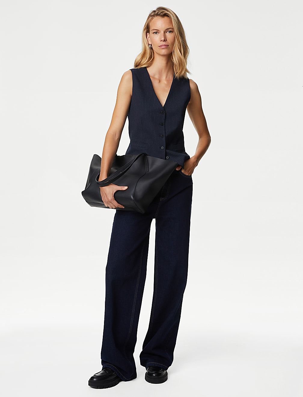 Tailored Pinstripe Waistcoat