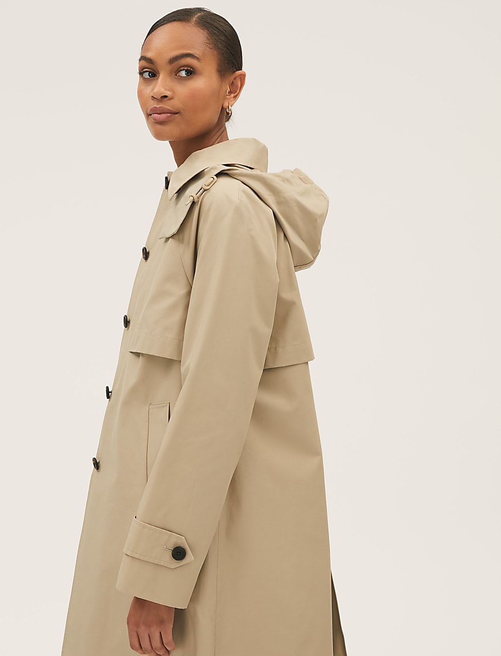 Hooded car coat clearance