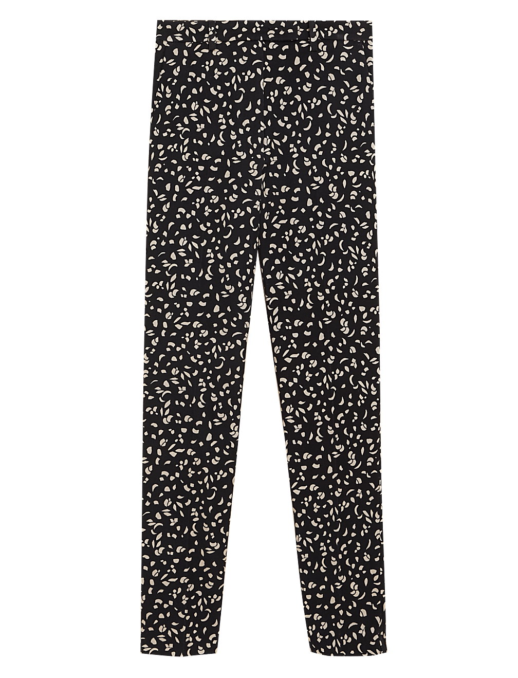 Cotton Blend Slim Fit Ankle Grazer Trousers