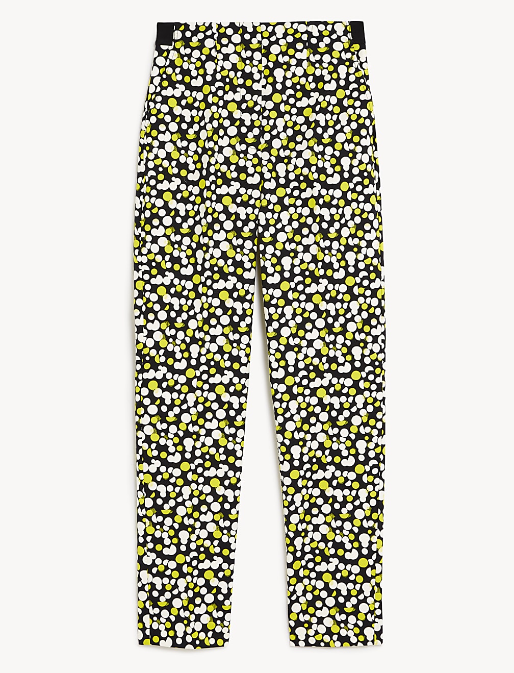 Cotton Rich Printed Slim Fit Trousers