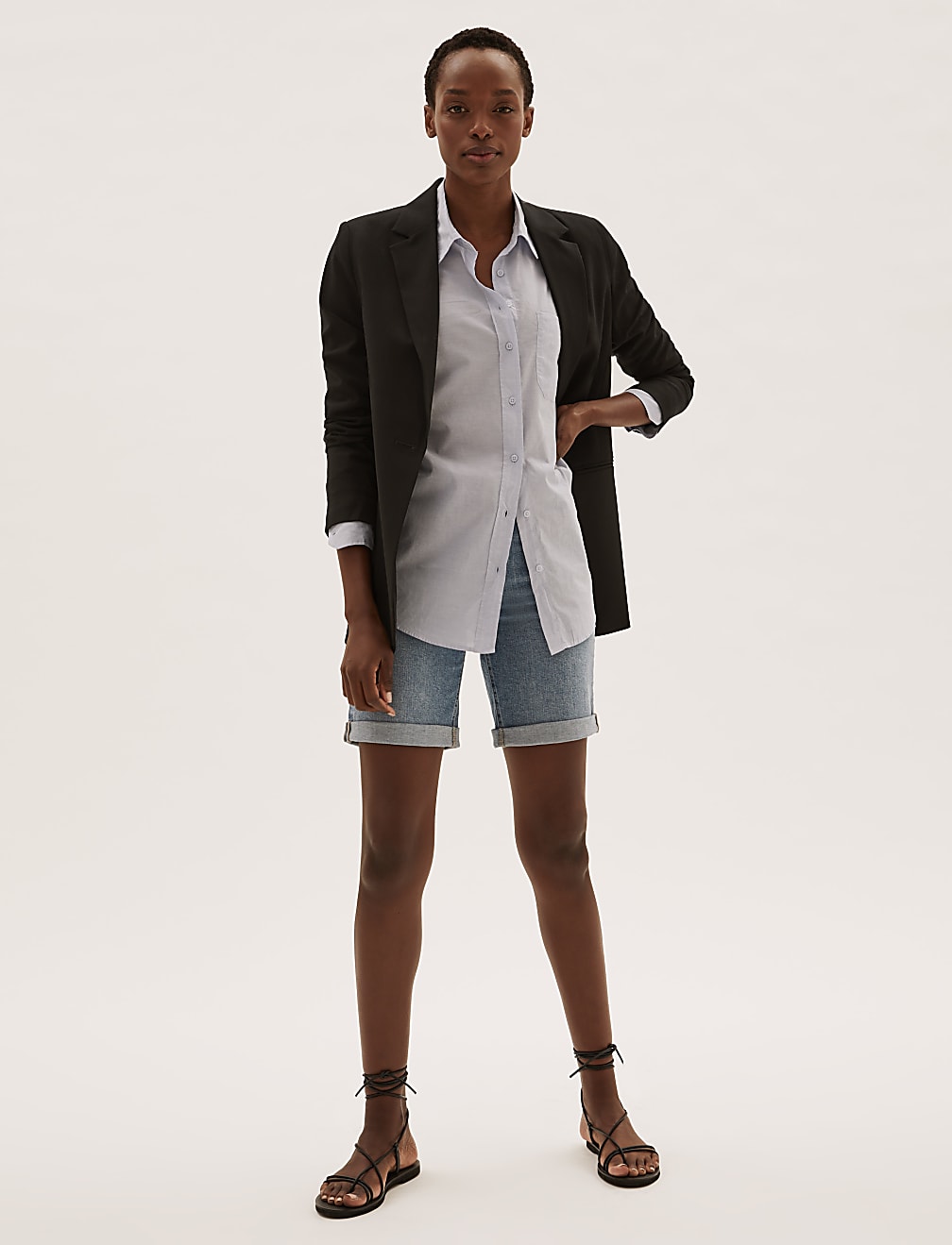 Relaxed Single Breasted Blazer