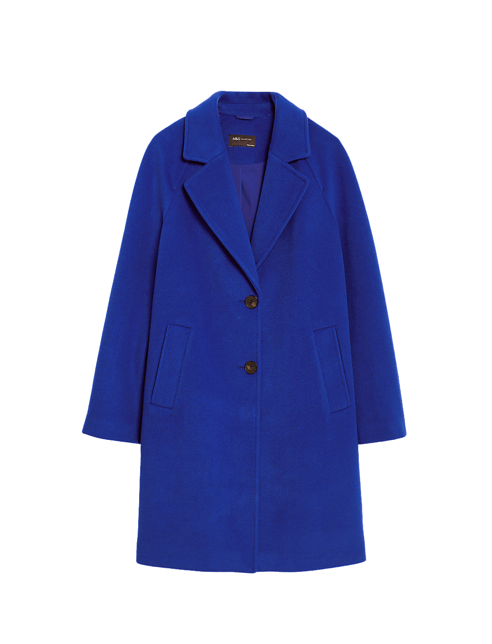 Twill Single Breasted Tailored Coat