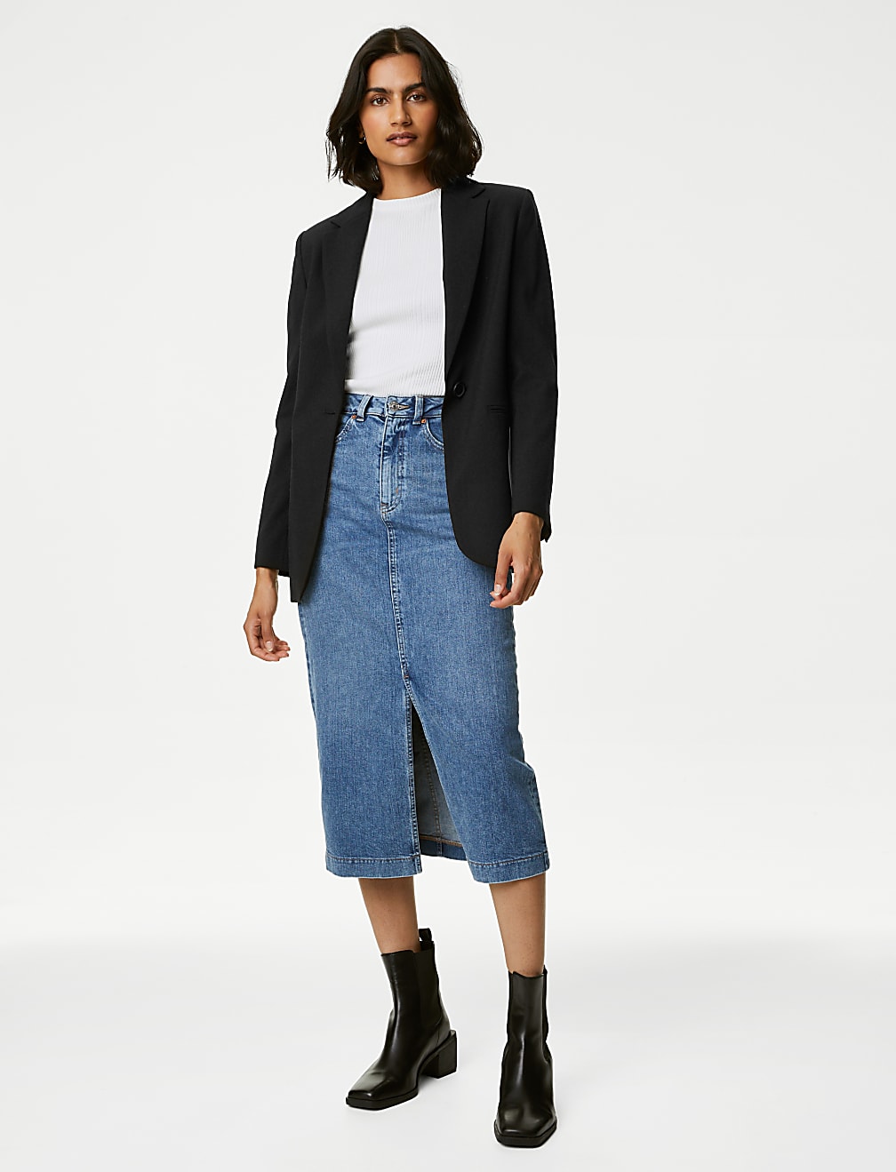 Relaxed Single Breasted Blazer