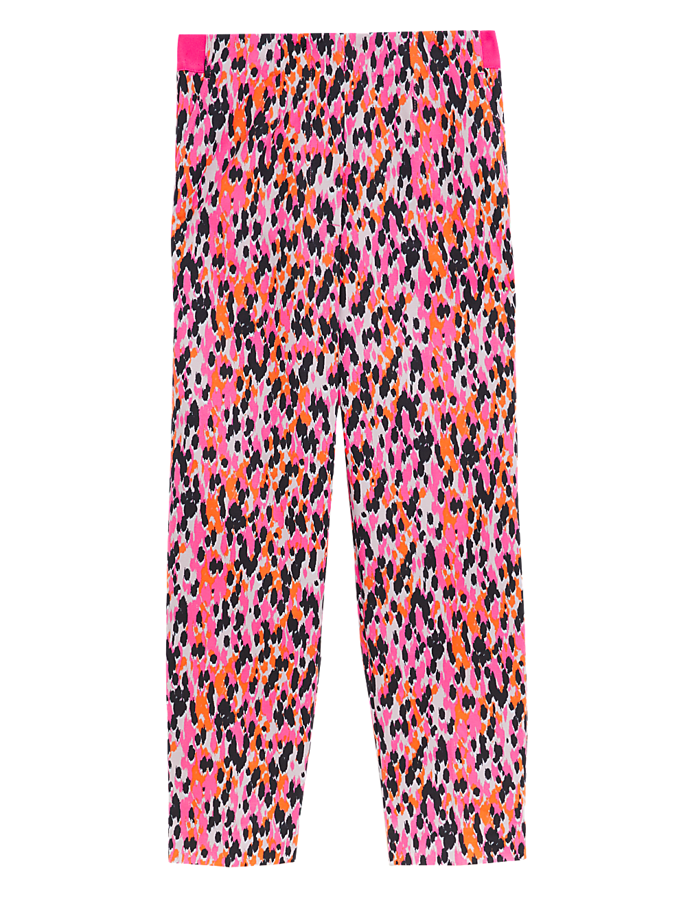 Cotton Rich Animal Print Slim Fit Trousers