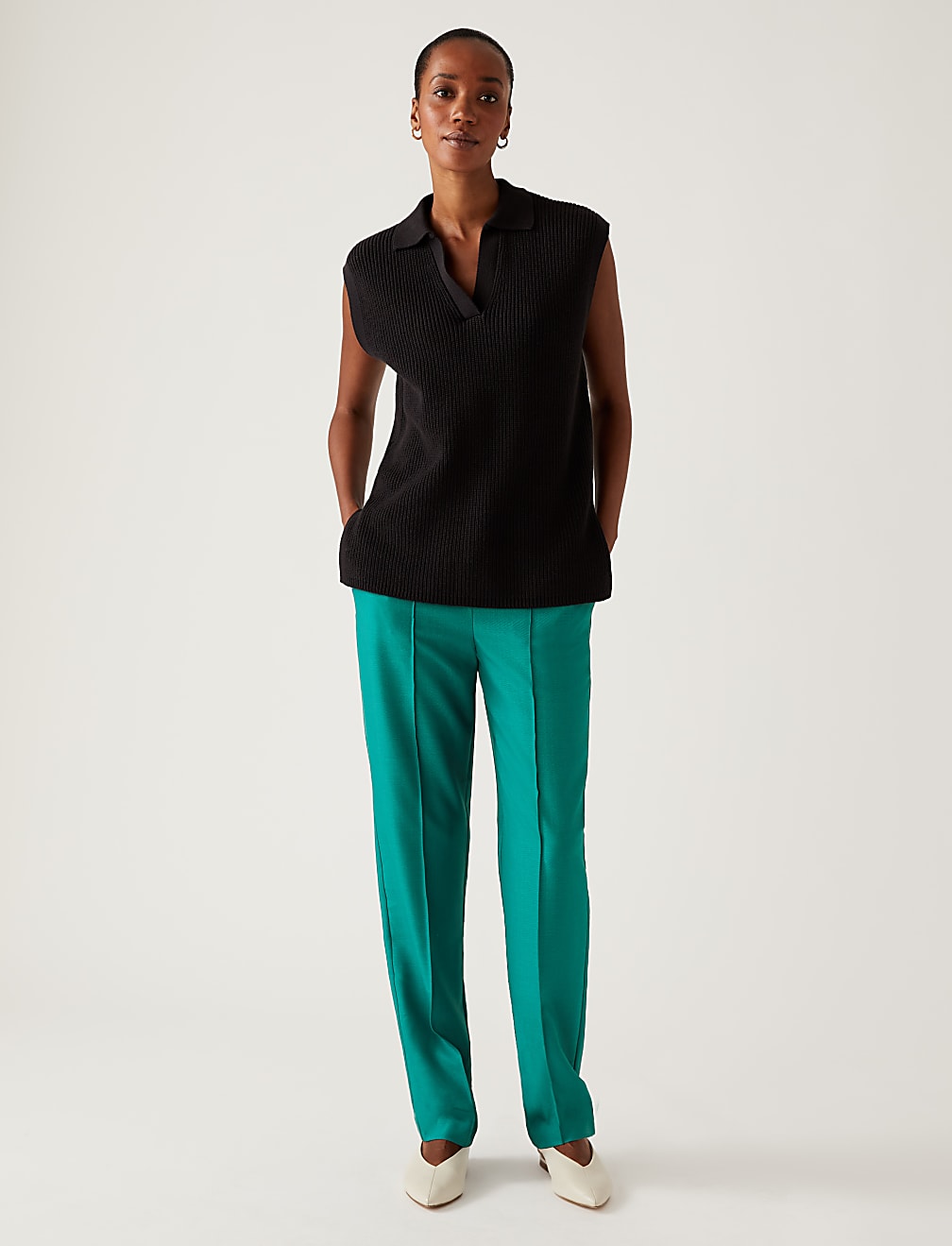 Plain Regular Fit Trouser