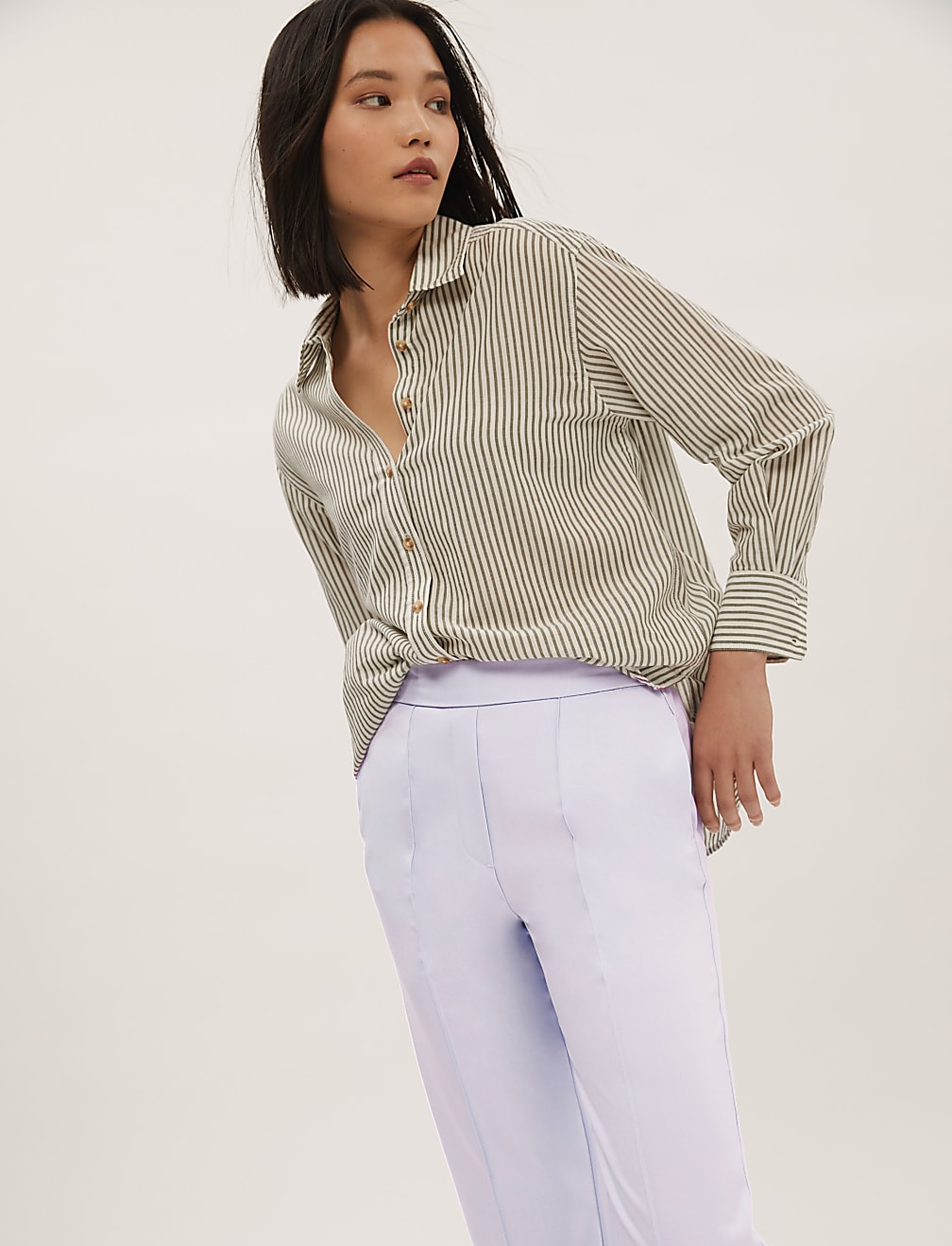 Plain Regular Fit Trouser
