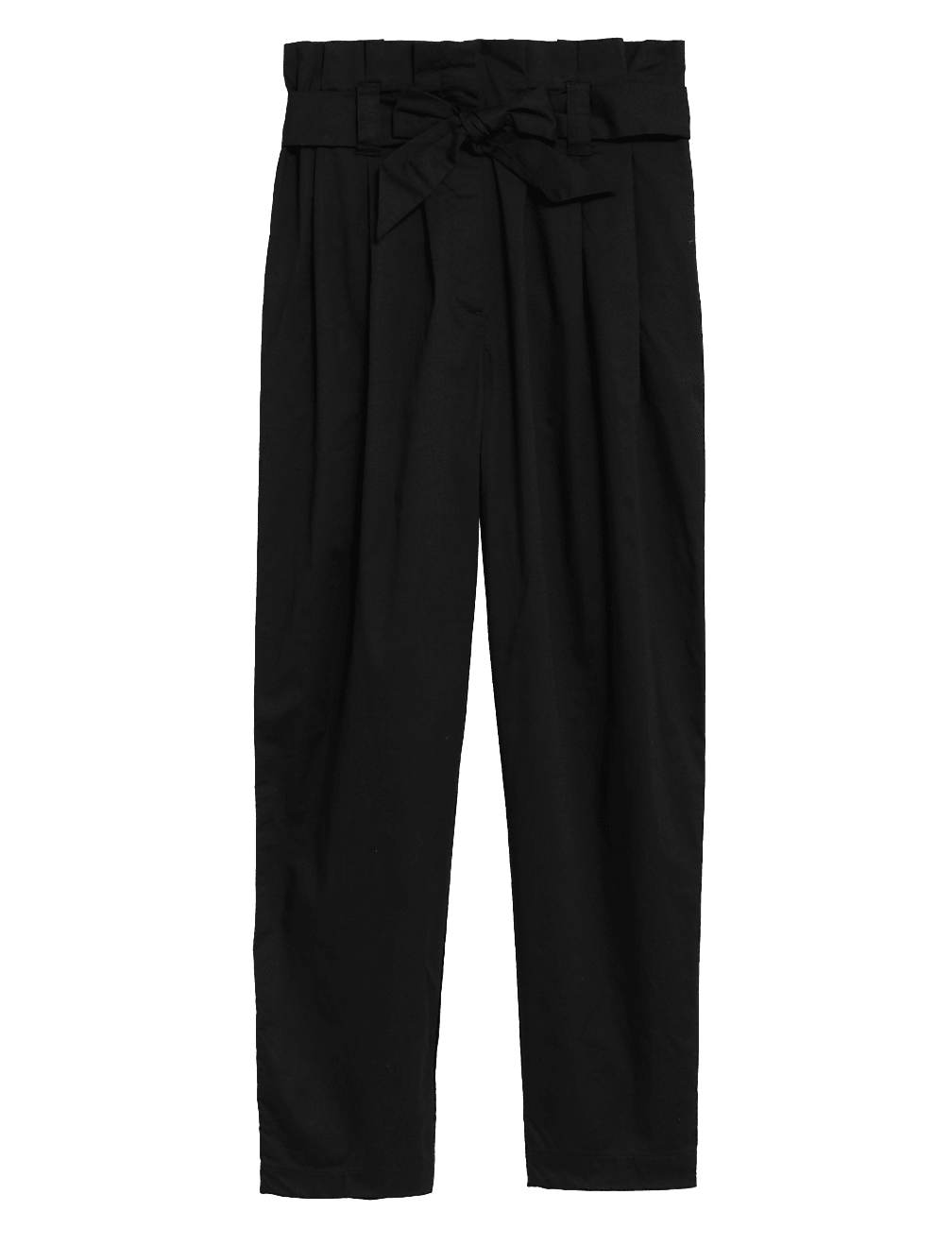 Cotton Rich Balloon Tapered Trousers