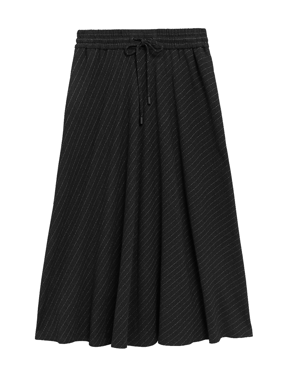 Striped Midi Circle Skirt