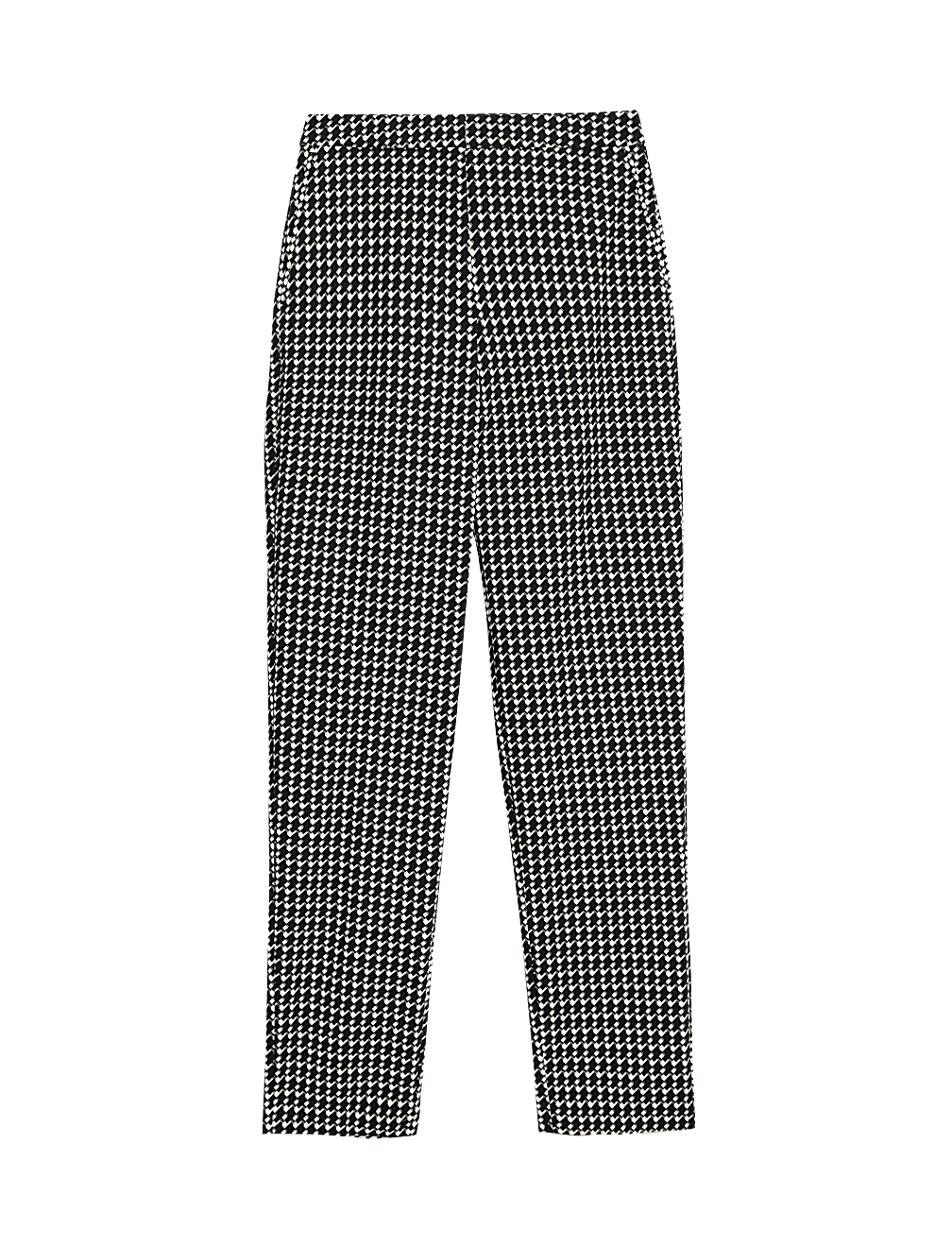 Cotton Rich Slim Fit Ankle Grazer Trousers