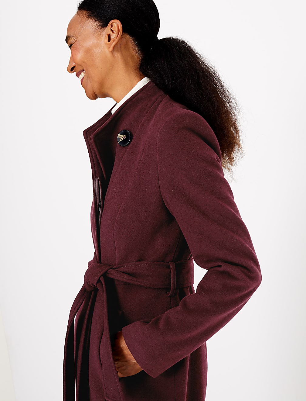 Soft Touch Wrap Coat