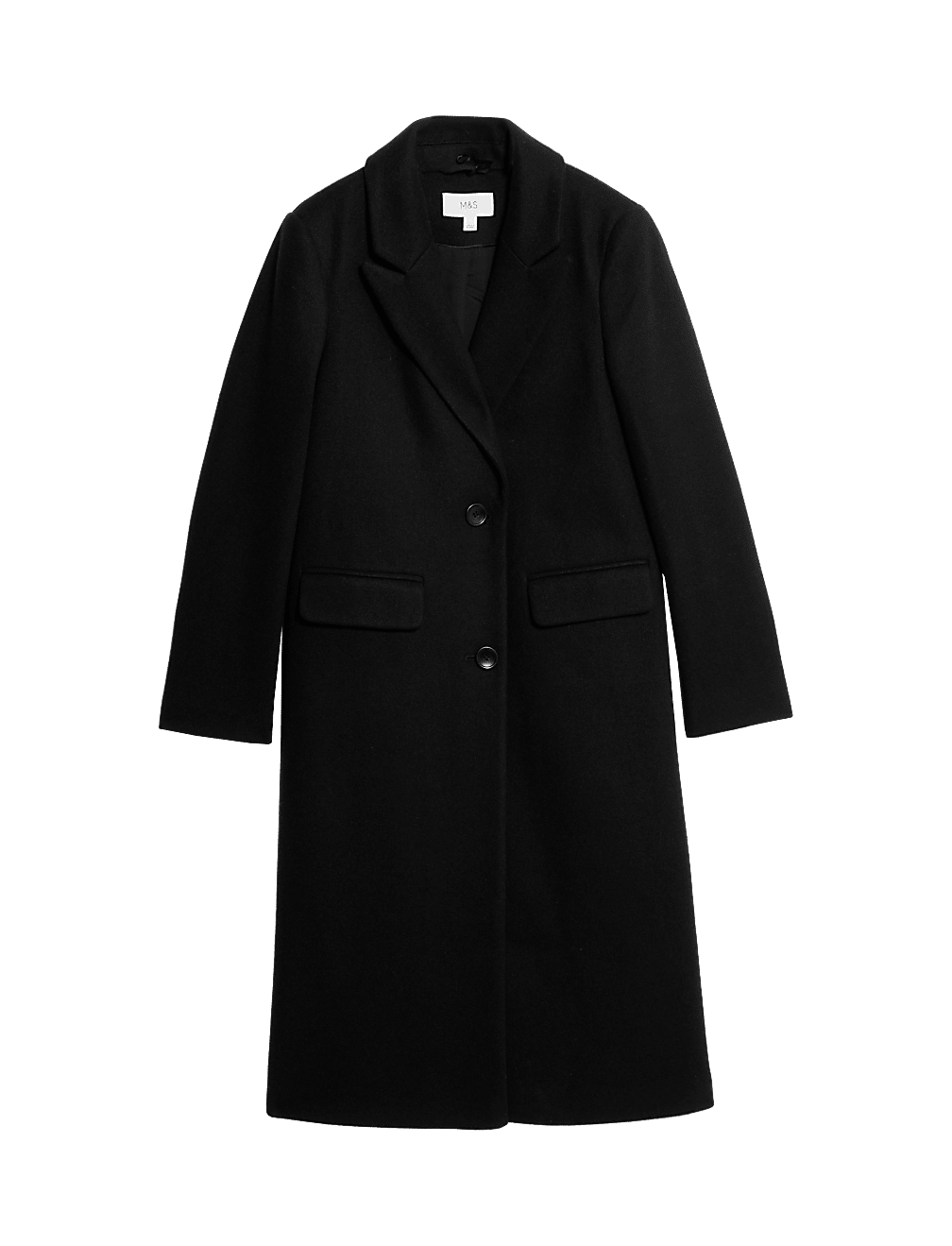 Single Breasted Longline Tailored Coat