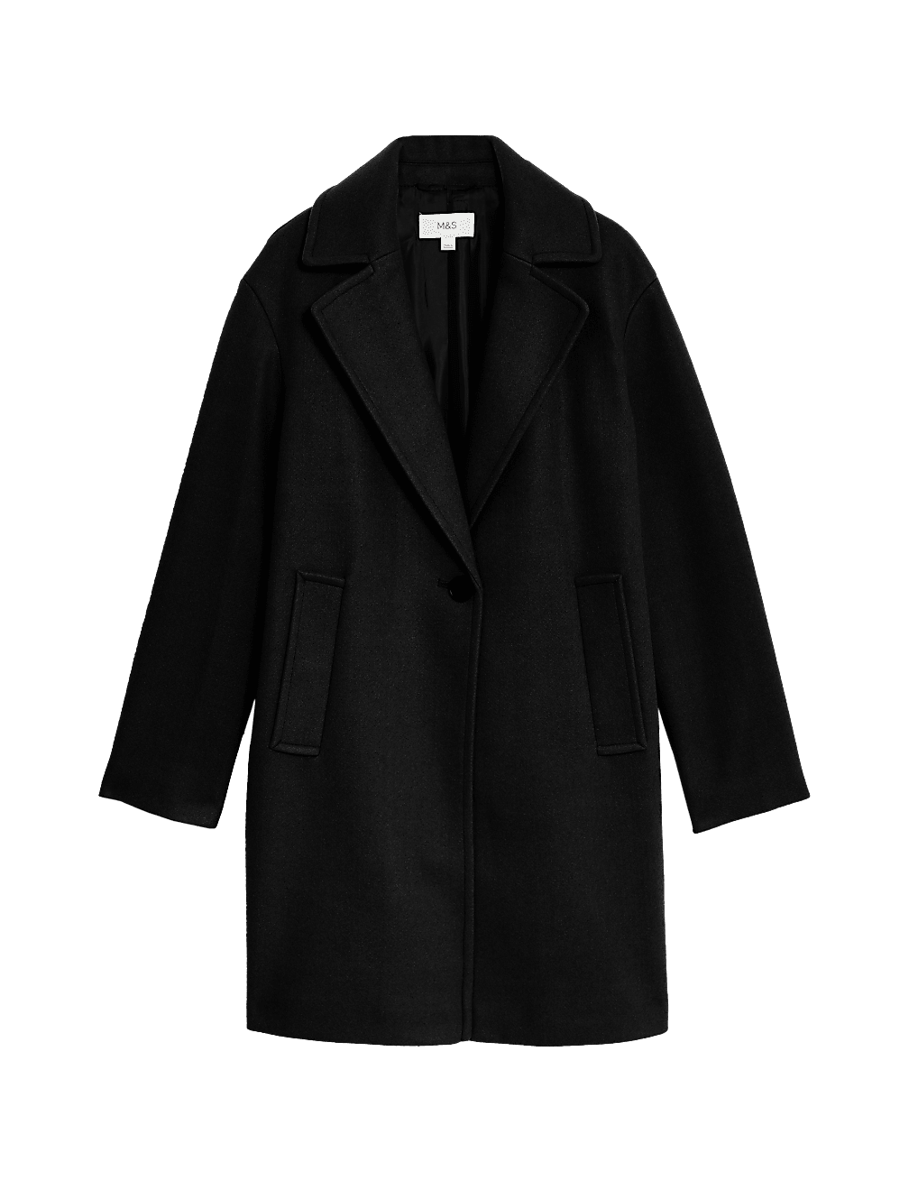 Relaxed Single Breasted Coat