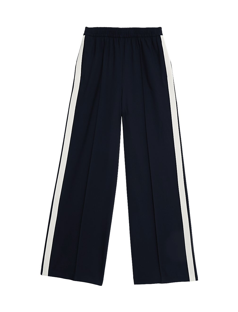 Side Stripe Wide Leg Trousers