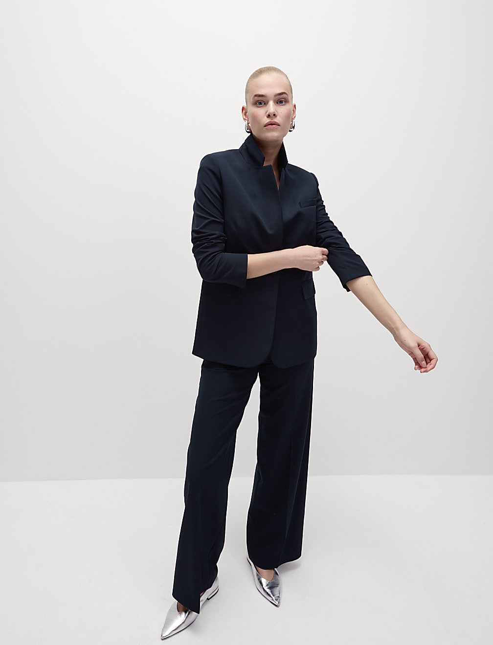Woven Wide Leg Trousers