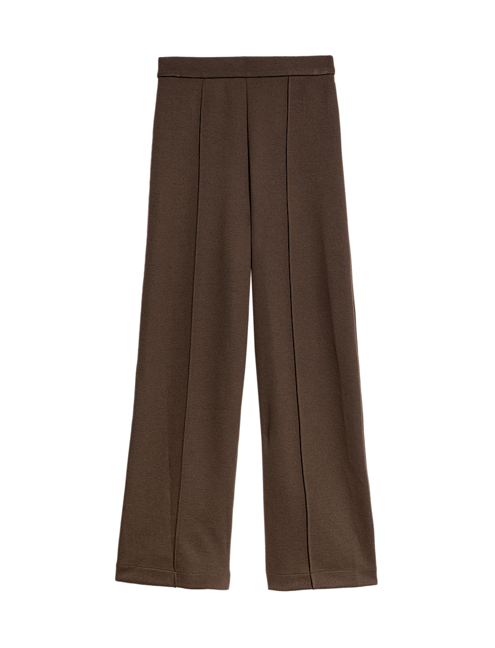 Jersey Elasticated Waist Wide Leg Trousers