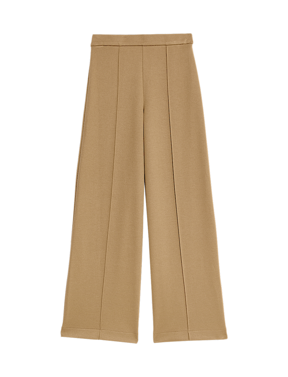 Jersey Elasticated Waist Wide Leg Trousers