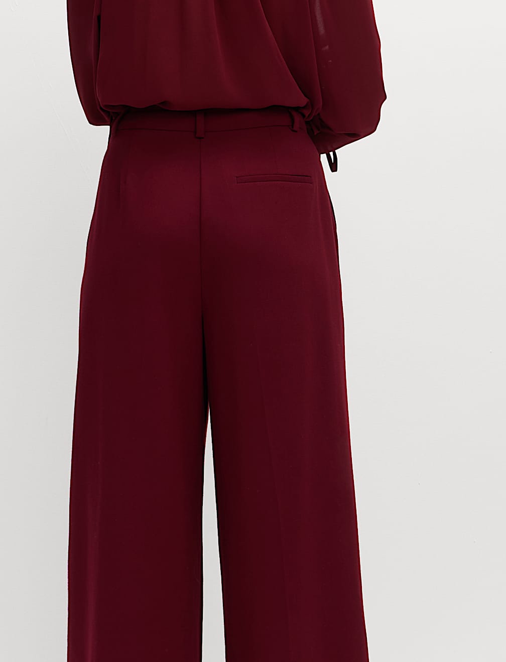 Tailored Wide Leg Trousers