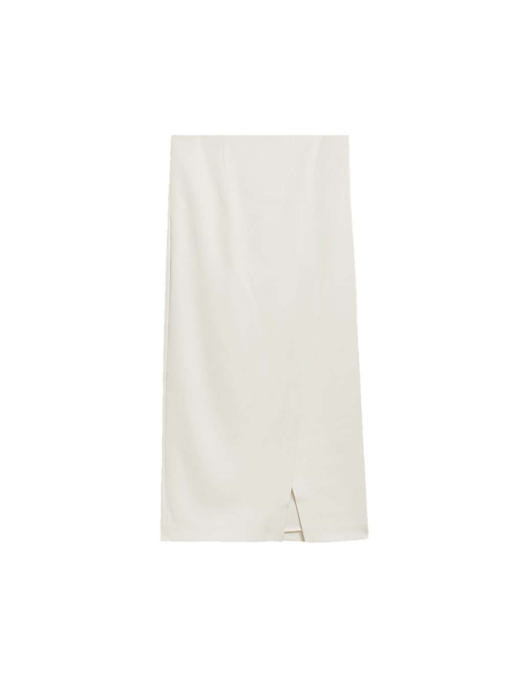 Satin Midaxi Wrap Skirt