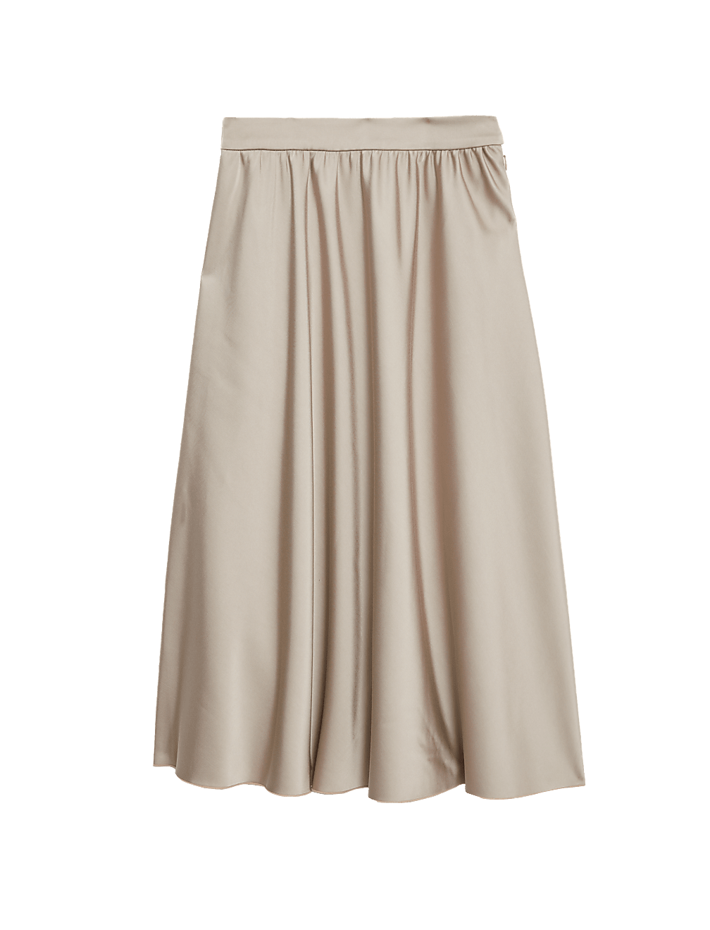 Satin Midaxi Circle Skirt