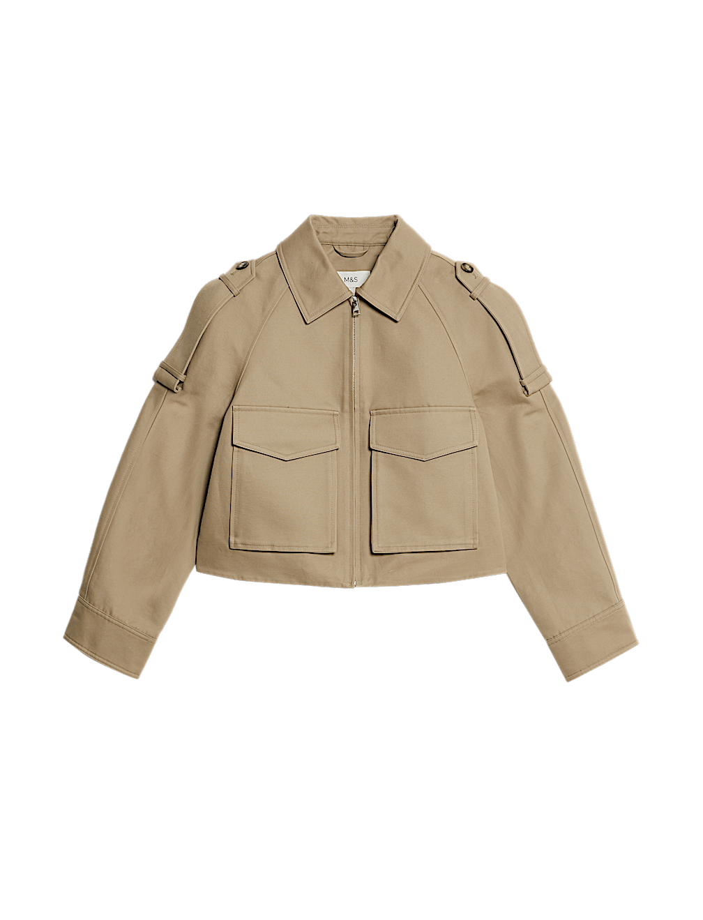 Pure Cotton Utility Trucker Jacket