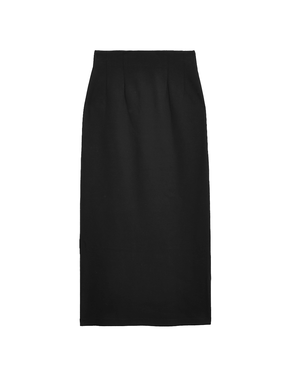 Jersey Split Back Maxi Pencil Skirt