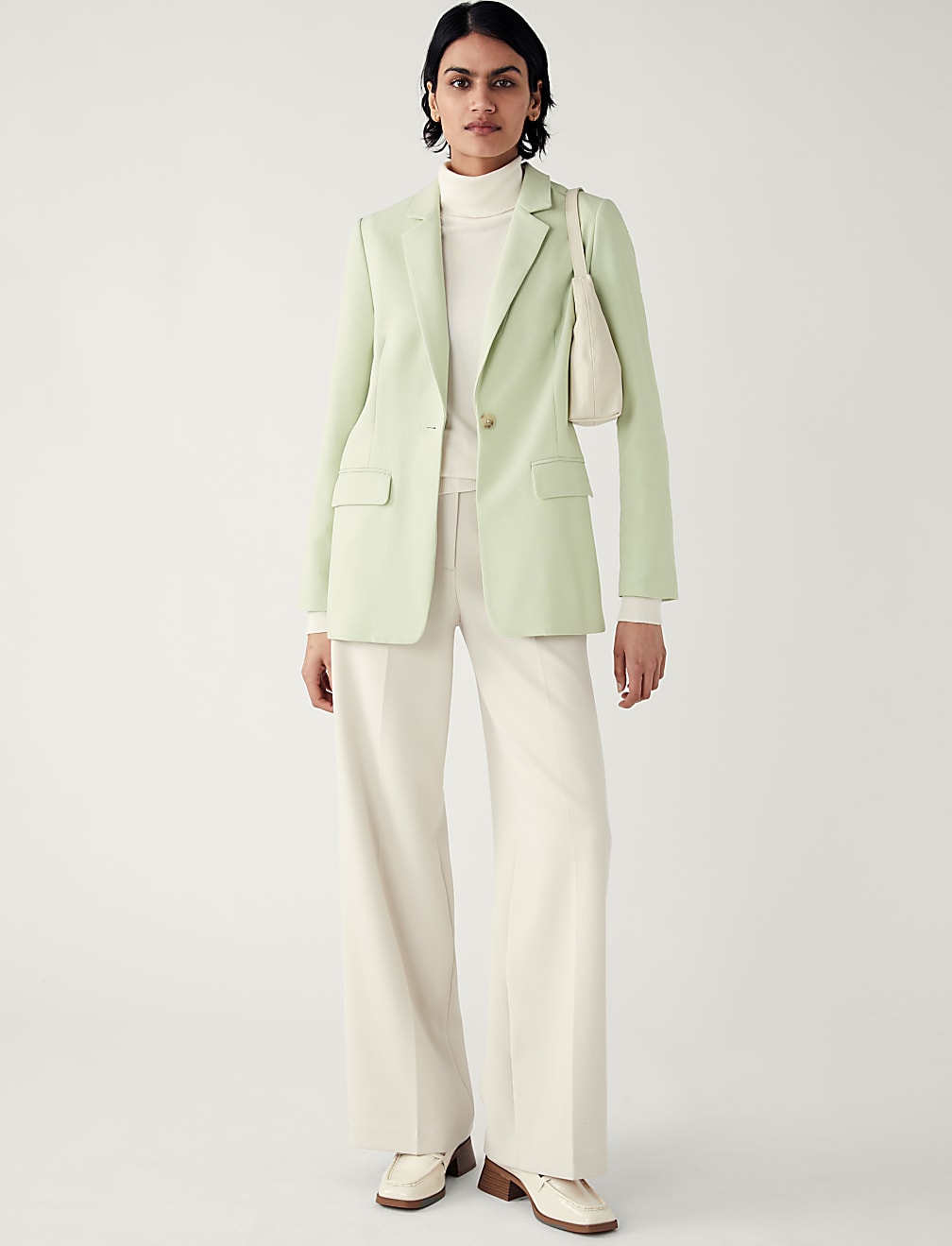 Relaxed Single Breasted Blazer