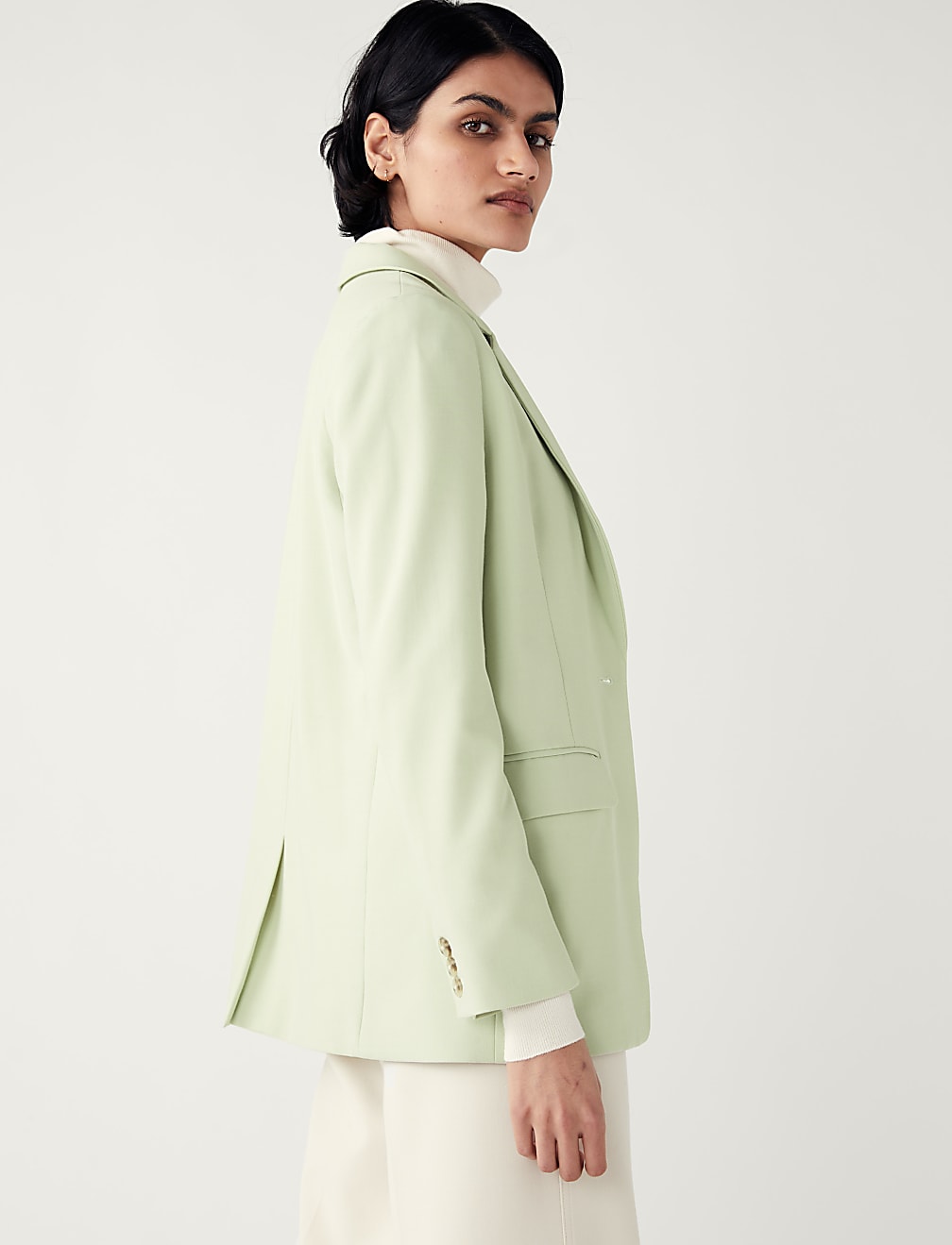 Relaxed Single Breasted Blazer